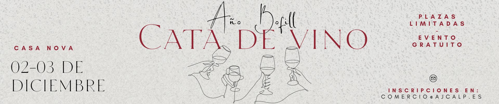 Cata de vinos Año Bofill