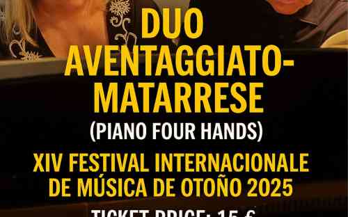 XIV FESTIVAL INTERNACIONAL DE MÚSICA DE OTOÑO 2025: DUO AVENTAGGIATO - MATARRESE