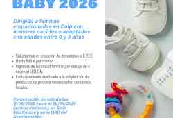 El Ayuntamiento de Calp convoca las ayudas Bono Baby para familias con menores de tres años